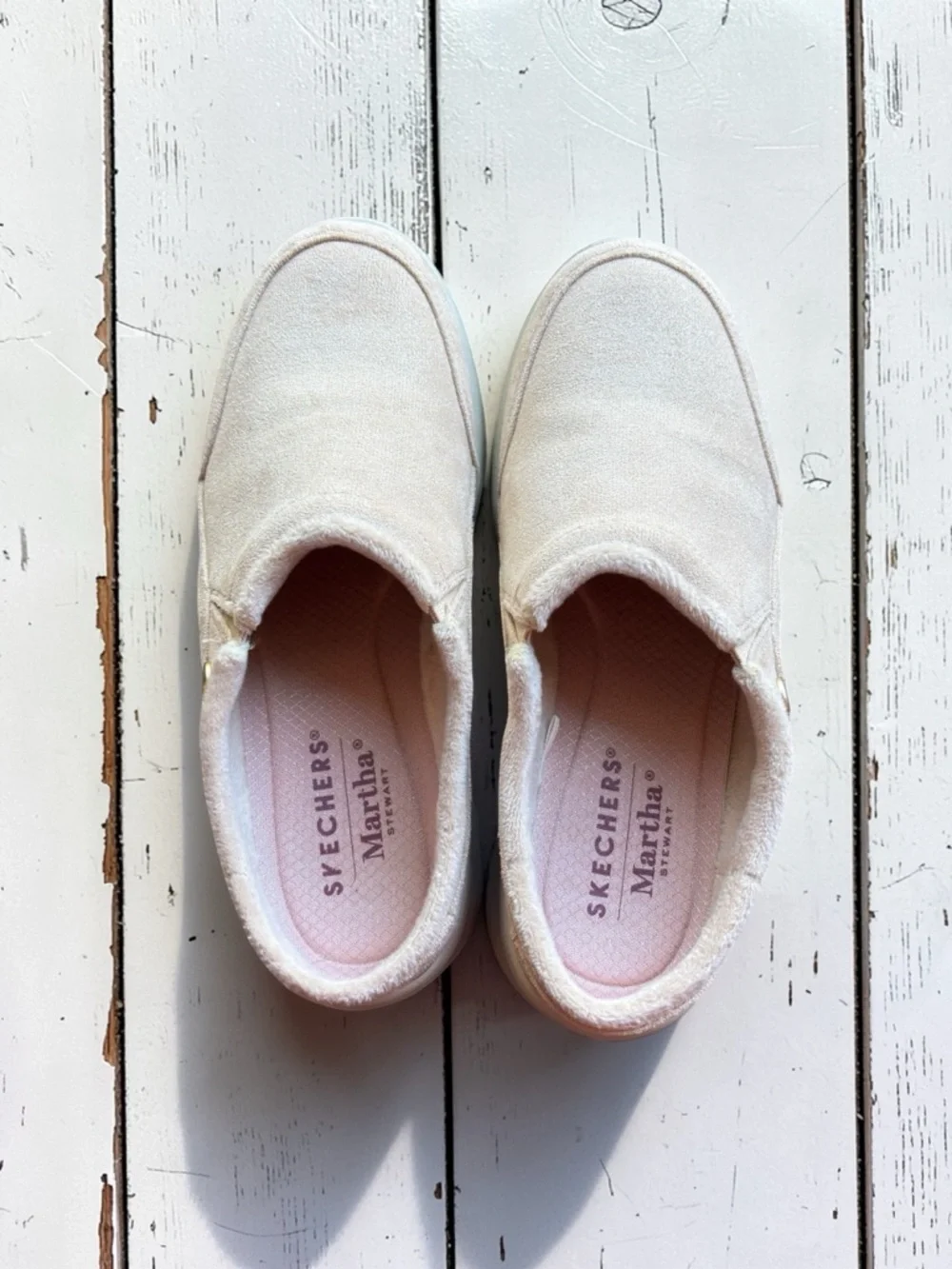 Skechers Martha Stewart Slip-On Clogs Women’s 6.5 Pink Faux Fur Lined Comfort - Picture 5 of 9